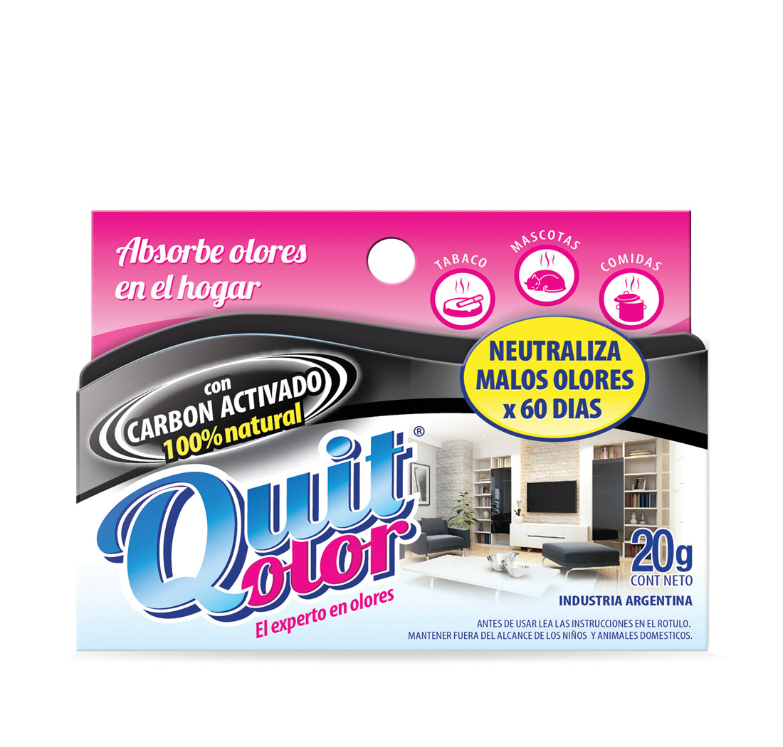 Quitolor® Absorbe Olores para Ambientes con Carbón Activado